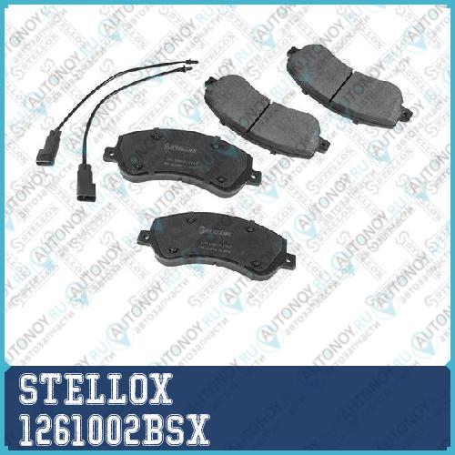 1261 002B-SX_колодки дисковые п. _ Ford Transit 2.2TDCi2.4TDCi2.3 16V 06> VW Amarok 2.0 10> 1261002BSX