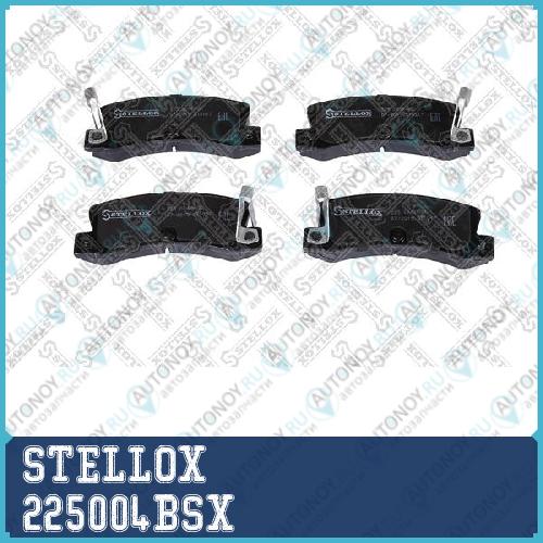 225 004B-SX_колодки дисковые з.! с антискр. пл.\ Toyota Corolla/Carina/Celica 1.6-2.0/D/16V 84>