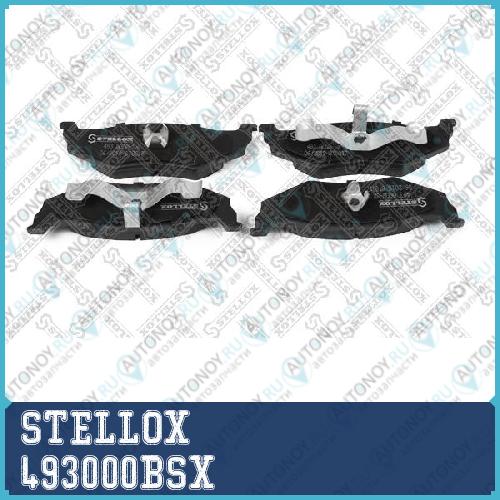 493 000B-SX_колодки дисковые задн.! с антискр. пл.\Dodge Stratus 2.4/2.5i V6 24V 95-01/Neon 2.0i 92>