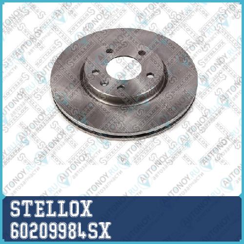 6020-9984-SX_Тормозной диск передний!\ Chevrolet Cruze Opel Astra J 1.4-1.8/1.3-2.0CDTi/1.7D 09>