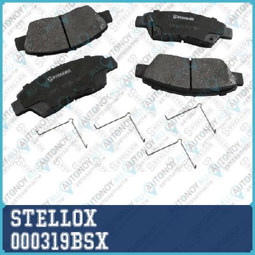 000 319B-SX_колодки дисковые п.!\ Honda CR-Z 1.5 Hybrid/Insight 1.3 Hybrid/Jazz III 1.2/1.4i 08>