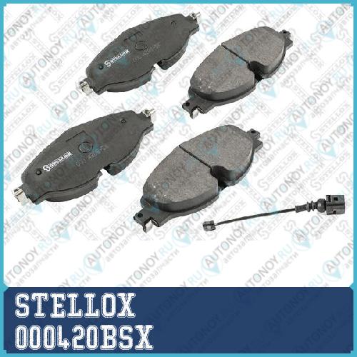 000 420B-SX_колодки дисковые п. с антискр. пл._ Audi A3 VW Golf VII 1.2TSI-1.8TFSI2.0TDI 12> 000420BSX