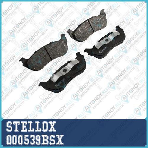 000 539B-SX_колодки дисковые задние с антискр. пл._ Ford Explorer 4.0 V6 98> 000539BSX