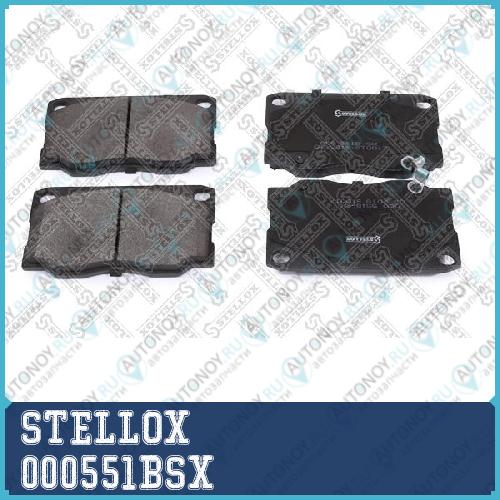 000 551B-SX_колодки дисковые передние с антискр. пл._ Hyundai Mighty County Bus <04 000551BSX