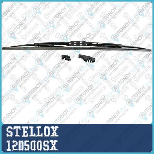 120 500-SX_щетка стеклоочист. универс_500mm20 FiatFordHondaKiaMazdaMBVWIvecoMANRVIDAF 120500SX