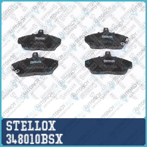 348 010B-SX_колодки дисковые п. с антискр. пл._ ПОДХОДИТ ДЛЯ Land Rover Freelander 1.8i 16V2.0Di 98-00 348010BSX
