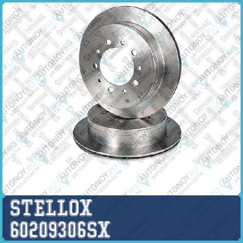 6020-9306-SX_Тормозной диск задний_ Toyota Land Cruiser 200 4.74.5D 07> Lexus LX 5.7 08> 60209306SX