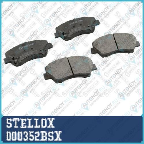 000 352B-SX_колодки диск. перед. ! с антискрип. пластинами\ Kia Sorento 2.0CRDi/2.0CRDi 4WD 11.10>
