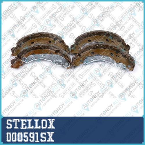 000 591-SX_колодки тормозные барабанные _ Renault Duster 1.61.6DCi 10> 000591SX