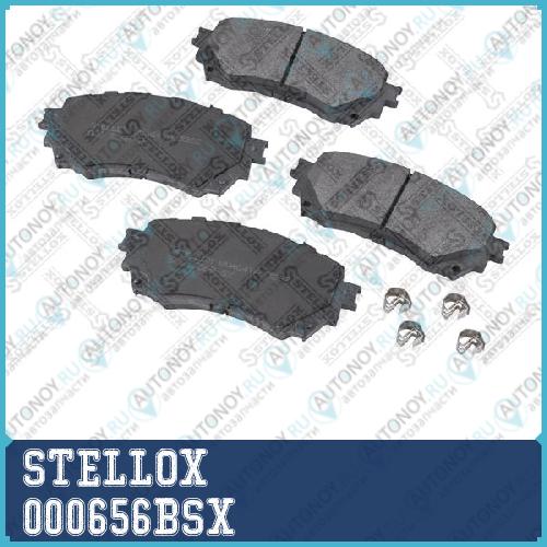 000 656B-SX_колодки дисковые передние  с антискрип. пластинами_ Mazda 6 2.02.2D 12> 000656BSX