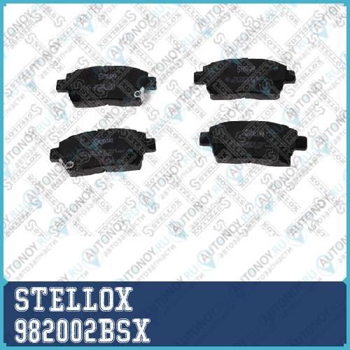 982 002B-SX_колодки дисковые п. с антискр. пл._ Toyota Corolla 1.61.8 01>Prius 1.5 Electric 04> 982002BSX