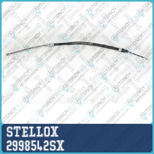 29-98542-SX_трос ручного тормоза правый drum L550_Peugeot 405 all 87-95 2998542SX