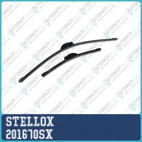 щетки к-т! б/каркас крючок 600/24+350/14\ Nissan Note Toyota Yaris Mazda 2 06> 201670SX