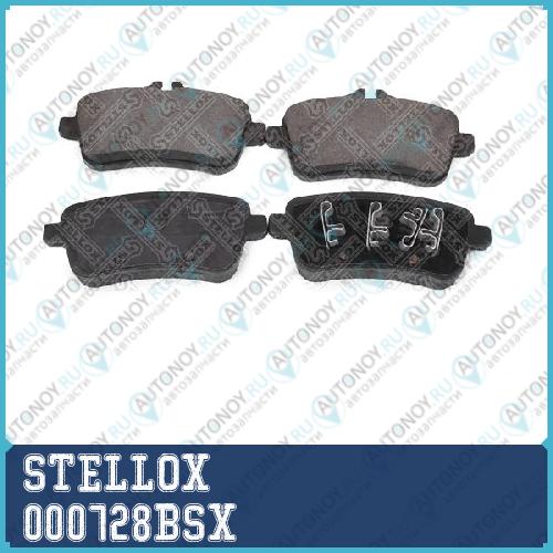 колодки дисковые задние с антискрип. пл. MB W166X166 ML 63AMGGL 63 AMG 11 000728BSX