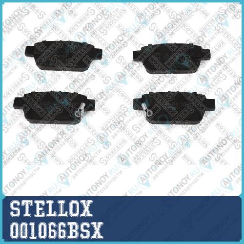 колодки диск.п.с антискр.пл.Chevrolet Trailblazer 02Isuzu Ascender 03Saab 97X 05 001066BSX