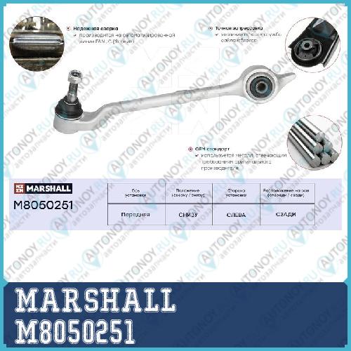 Рычаг подвески передн. лев. Bmw 5 (E39) 95- (M8050251) M8050251
