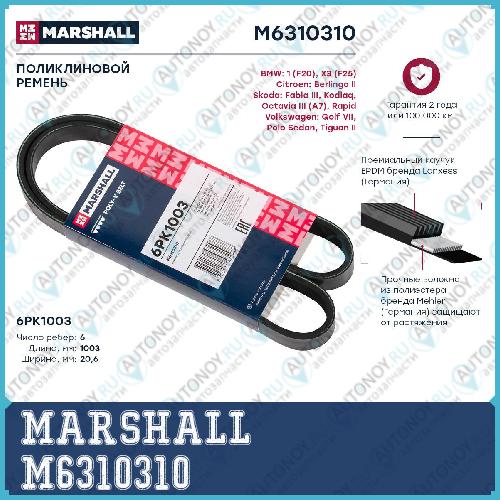 Ремни (легковые) M6310310
