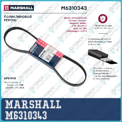 Ремни (легковые) M6310343