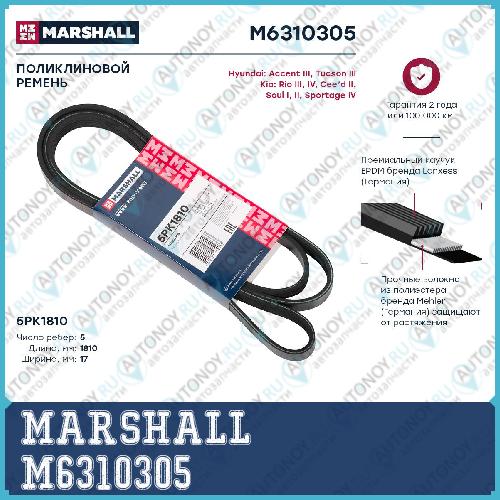 Ремни (легковые) M6310305