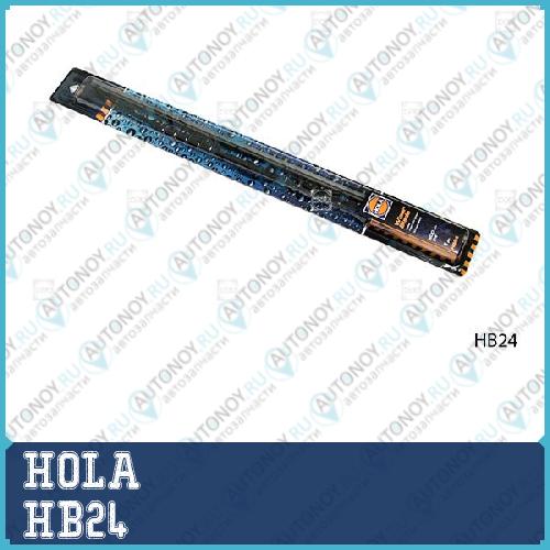 Щетка стеклоочистителя каркасная универсальная (адаптер крючок) 600mm HB24