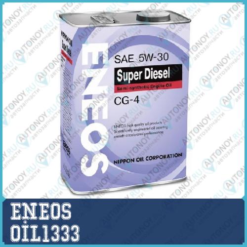 Масло моторное ENEOS CG-4 полусинтетика 5W-30 4л oil1333