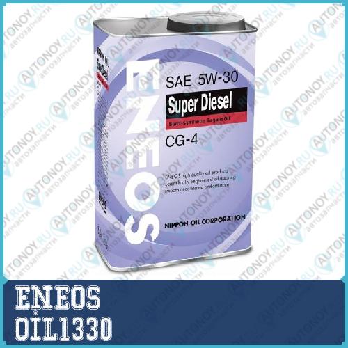 Масло моторное ENEOS CG-4 полусинтетика 5W-30 1л oil1330
