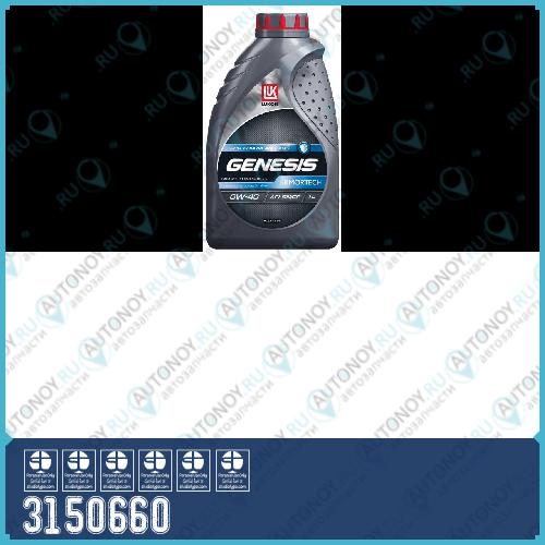 Масло моторное синтетическое Genesis Armortech 0W-40 1л 3150660