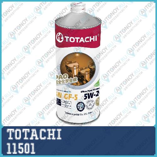 Масло моторное TOTACHI Ultra Fuel Fully Synthetic SN 5W-20 1л (4562374690653) 11501