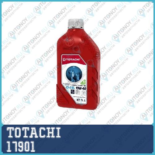 Масло моторное TOTACHI NIRO HD Semi-Synthetic API CI-4/SL 10W-40 пласт. 1л 17901