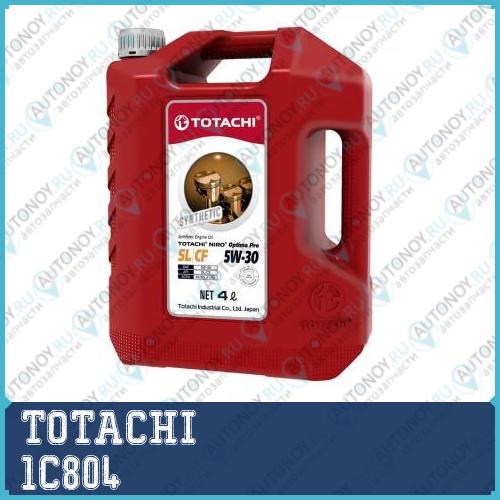 Масло моторное TOTACHI NIRO Optima PRO Synthetic 5W-30 SL/CF пласт. 4л 1C804