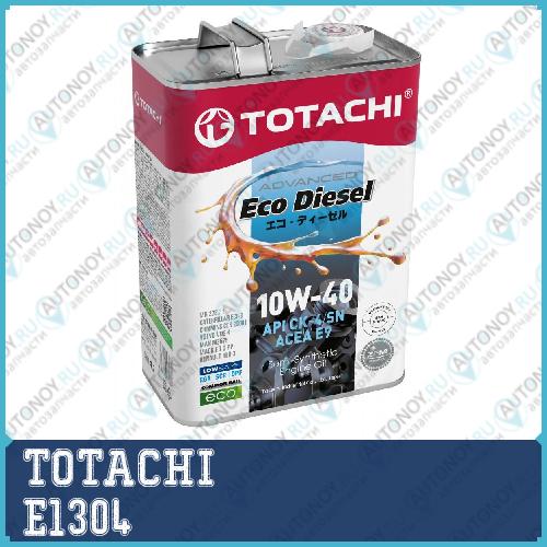 Масло моторное TOTACHI Eco Diesel Semi-Synthetic CK-4/CJ-4/SN 10W-40 4л E1304