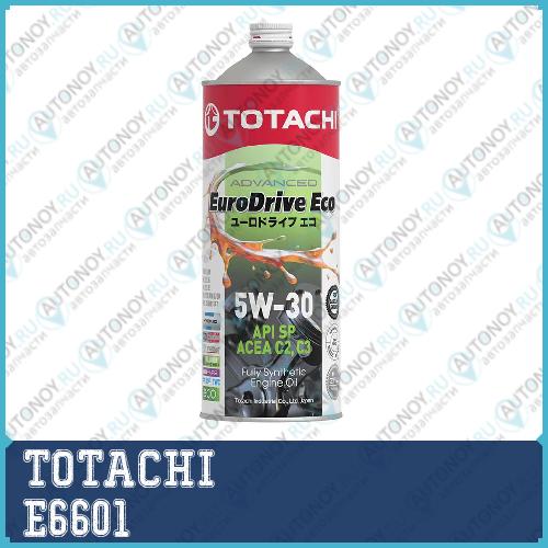Синтетическое моторное масло TOTACHI EURODRIVE ECO Fully Synthetic 5W-30 API SP ACEA C2/C3 ILSAC GF-6A 1л