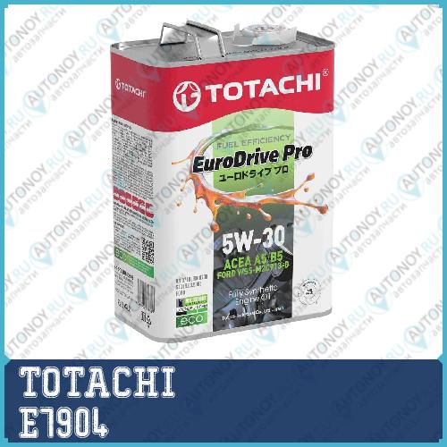 Синтетическое моторное масло TOTACHI EURODRIVE PRO FE Fully Synthetic 5W-30 API SL ACE E7904