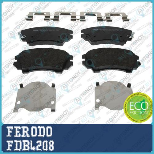Колодки тормозные передние OPEL ASTRA J GTC INSIGNIA (17) SAAB 9-5 (YS3G) (17) FDB4208