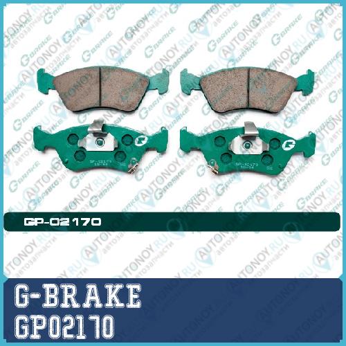 Колодки тормозные дисковые GP-02170