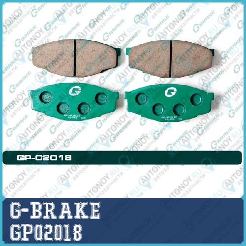 Колодки тормозные дисковые GP-02018