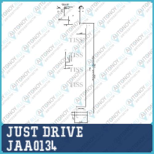 Амортизатор gas RR  JAA0134