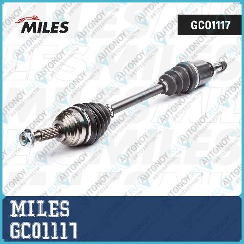 Привод в сборе левый Renault Megane 1.6 02- (SKF VKJC5987) GC01117