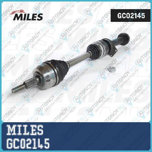 Привод в сборе передний правый VW T5 2.5TDI 03-09 (GKN 304502) GC02145