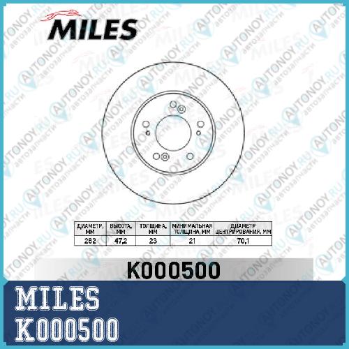 Диск тормозной передний Honda CR-V I 2.0 95>02/H-RV 97> (Trw DF4028) K000500