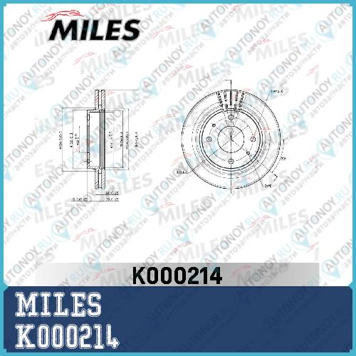 Диск тормозной передний Hyundai Sonata (EF) 2.0-2.5 98-01/Sonata (NF) 2.4 05- (Trw DF4158) K000214