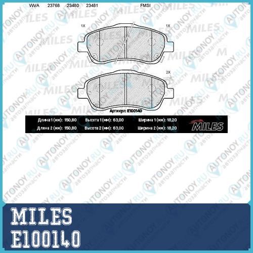 Колодки тормозные передние (без датчика) (Смесь Semi-Metallic) Toyota AVENSIS 03>/COROLLA VERSO 1.8/2.0D/2.2D (Trw GDB3336) E100140