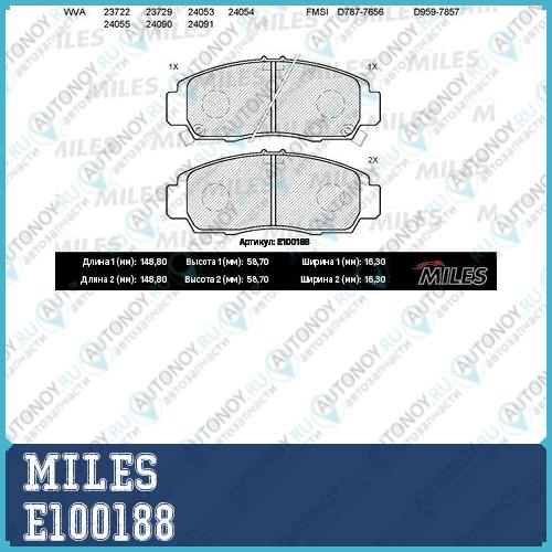 Колодки тормозные передние (без датчика) (Смесь Semi-Metallic) Honda CIVIC 01-05/FR-V 1.7-2.2 05-/STREAM 1.7/2.0 01- (Trw GDB3268) E100188