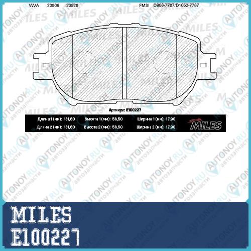 Колодки тормозные передние (без датчика) (Смесь Semi-Metallic) (Toyota CAMRY (_V30_) 2.4/3.0 01>04) (Trw GDB3314) E100227