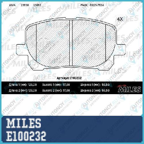 Колодки тормозные передние (без датчика) (Смесь Semi-Metallic) (Toyota AVENSIS VERSO 2.0/2.0D 01-) (Trw GDB3315) E100232