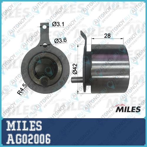 Ролик ремня Грм DAEWOO Matiz/Spark 0.8/1.0 03- (INA 531011220) AG02006