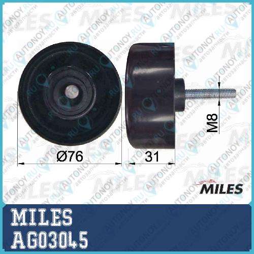 Ролик ремня приводного Ford Mondeo III 1.8/2.0/Mondeo IV 2.3 (INA 532065110) AG03045