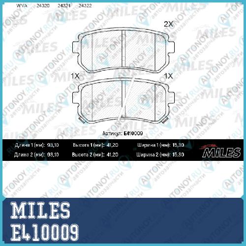 Колодки тормозные задние (без датчика) (Смесь Low-Metallic) (Kia CEED II Cerato II Hyundai IX35 IX20 I30 Sonata V-VI) (Trw GDB3421) E410009