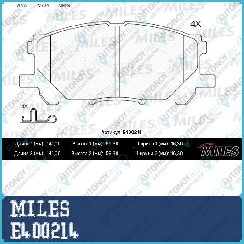 Колодки тормозные передние (без датчика) (Смесь Low-Metallic) (LEXUS RX300/RX330/RX350 03>08/RX400H 05>09) (Trw GDB3338) E400214