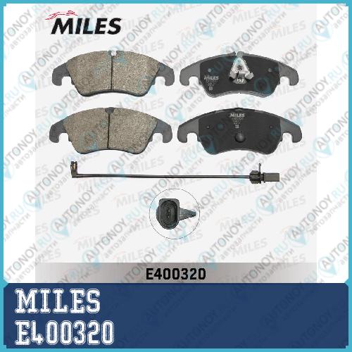 Колодки тормозные передние (с датчиком + болты) (Смесь Low-Metallic) (Audi A6/ALLROAD/S6/A7 (1LA/1LJ) 10-) (Trw GDB1908) E400320